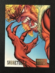 1995 Fleer DC vs. Marvel Comics #8 Sabretooth - Picture 1 of 2