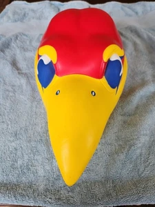 Sombrero de espuma vintage Foamhead Kansas University KU Jayhawks Head - Imagen 1 de 10