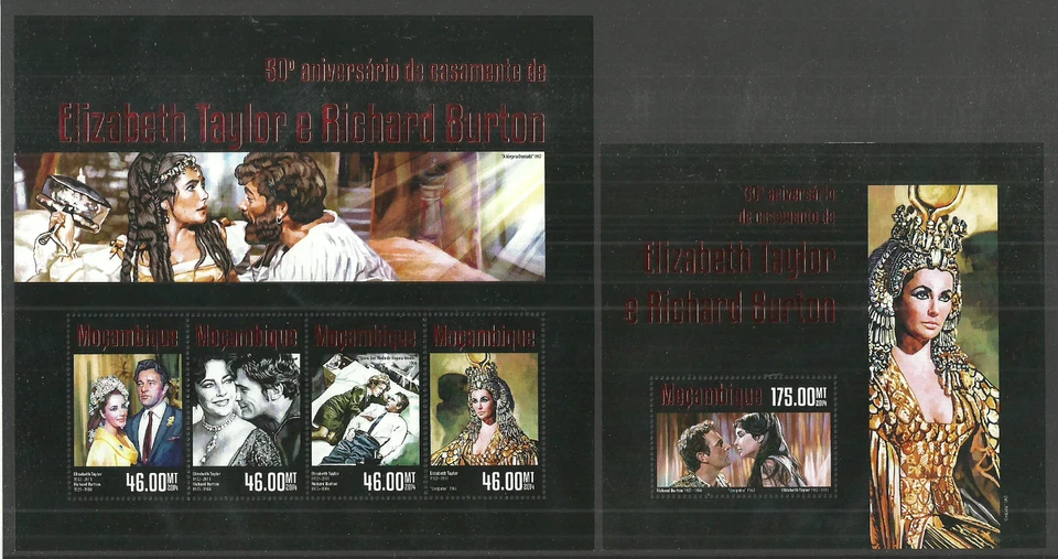 MOZAMBIQUE 2014 PELÍCULAS LEIGH HECHIZADO HOFFMANN VARIOS JUEGOS DE 2 HOJAS MNH Foto 1 de 1