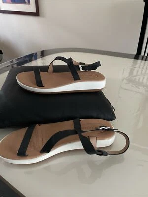 Corso Como Black Leather Sandals Women's size 8.5 New NWT - Image 1 of 4