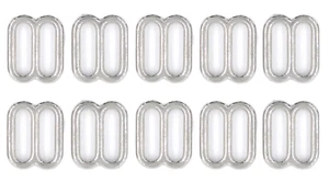 5/8" Metal Slide-Nickel Plate Zinc-Diecast for 5/8 webbing - Picture 1 of 1