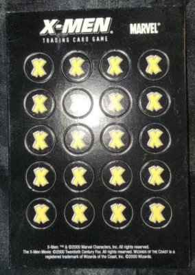 X-Men 20 Damage Counters TCG Trading Card Game Wizards of the Coast XMEN WOTC - Image 1 of 2