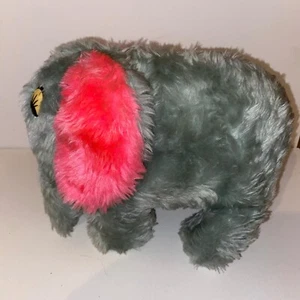 Vintage 70er 80er Jahre Elefant weiches Plüschtier - Bild 1 von 2