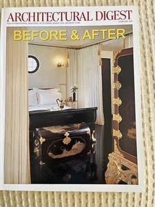 “ARCHITECTURAL DIGEST MAGAZINE” FEBRUARY 2001-EXCELLENT-CONTENTS PHOTOS - Picture 1 of 4