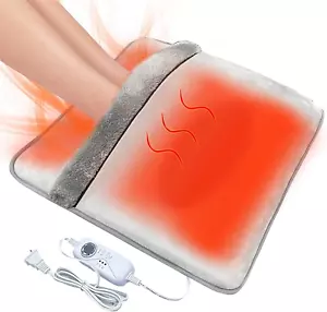 Sided Foot Warmerelectric Feet Heating Pads for Women and Man with Non-Slip - Picture 1 of 9