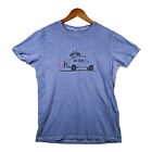Men's Mountain Standard Colorado T-Shirt Van Life Blue Gray Off Grid Sz M