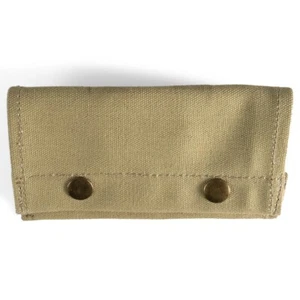 Authentic Reproduction WW2 American Army First Aid Pouch - Olive- Cotton Canvas - Picture 1 of 5