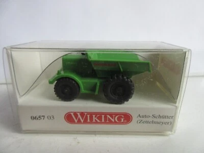 Wiking 1:87 Auto-Schütter WIMO BAU, Mai Giocato Nella Scatola !!! - Immagine 1 di 4