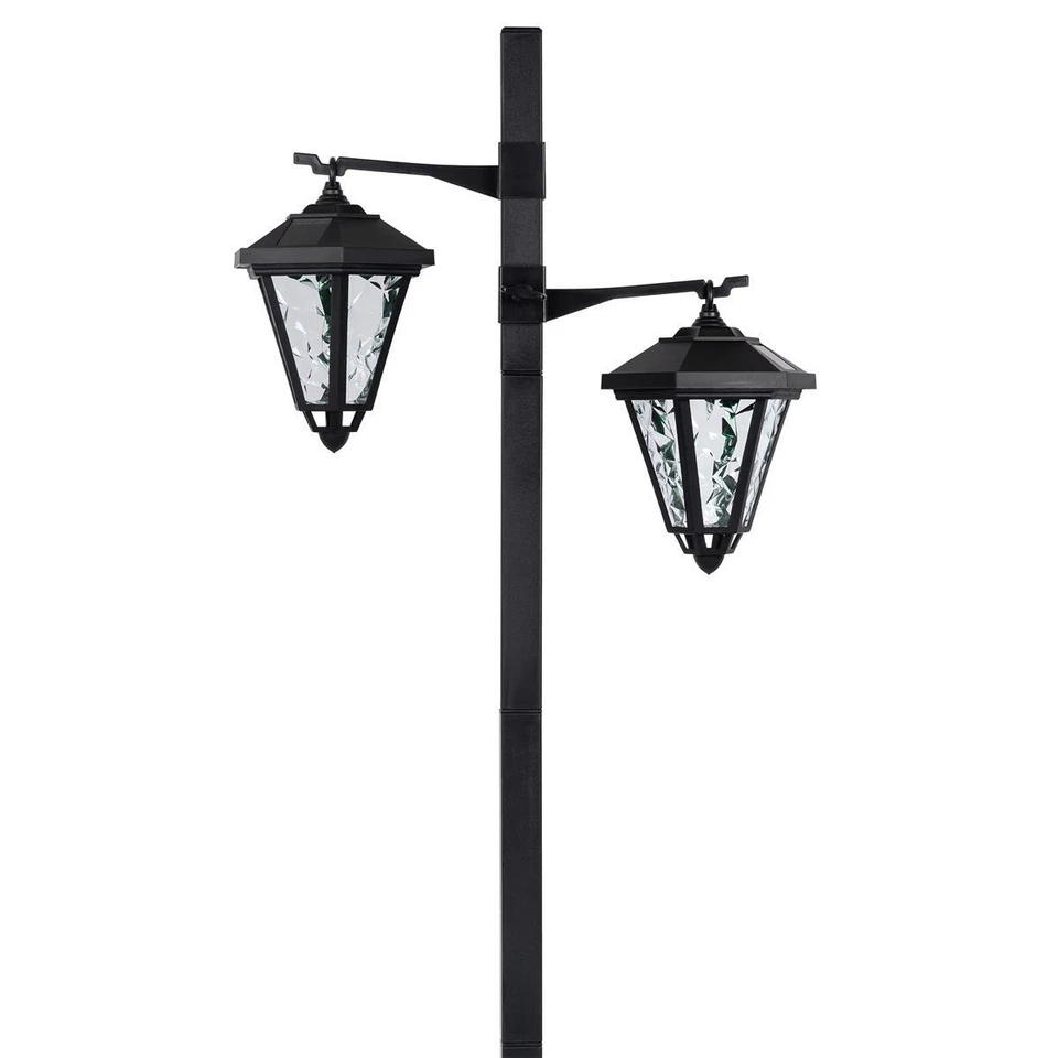 Solarleuchte Straßenlaternen-Look Garten Laterne Leuchte Solarlampe 137 cm LED - Bild 1 von 4
