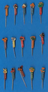 PEZ Walt Disney 15 different pins Complete set  Slovenia ex Yugoslavia - Picture 1 of 1