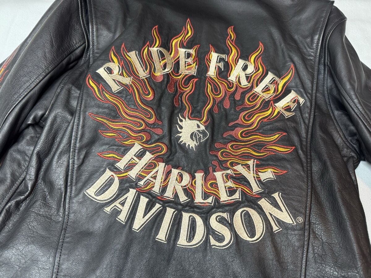 Harley Davidson Leather Jacket Flames for sale | eBay Harley Davidson Leather Jacket Flames for sale | eBay