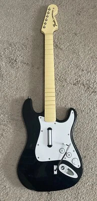 Rock Band Fender Stratocaster Guitar 19091 Nintendo Wii NO DONGLE -TESTED WORKS! - Image 1 of 4