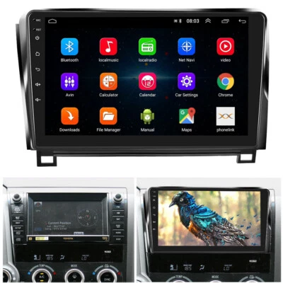 For 2008-2019 Toyota Sequoia Tundra 10.1" Android Car Radio GPS Navi + Canbus - Image 1 of 4