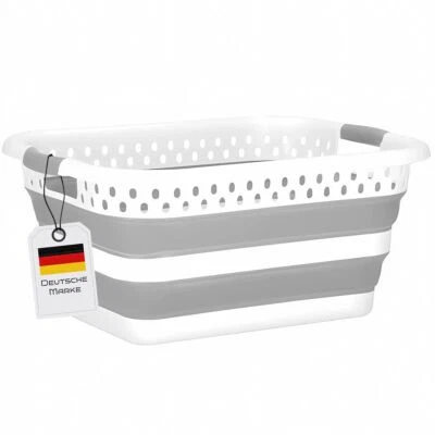 Faltbarer Wäschekorb 24 Liter – Platzsparend, Tragbar, Robust für Haushalt & Bad - Bild 1 von 4