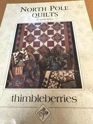 NORTH POLE QUILTS (1996 PB) 5 patterns Thimbleberries Book 060 Lynette Jensen - Image 1 of 4