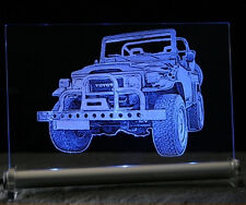 Dein Auto als Fotogravur auf LED-Leuchtschild  - individuell top Geschenk gift