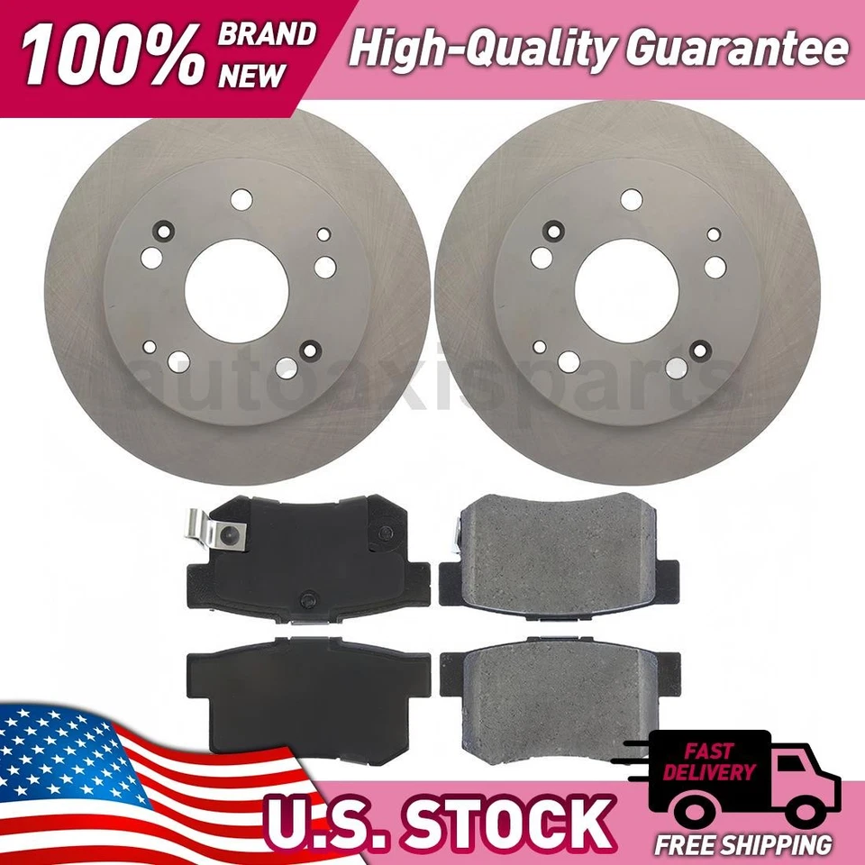 Kit de atualização de freio a disco peças centrais traseiras compatível com Honda Accord 1998-2002 - Imagem 1 de 1