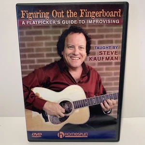 Figuring Out the Fingerboard Flatpicker Guitar Instructional DVD Steve Kaufman - Imagen 1 de 4