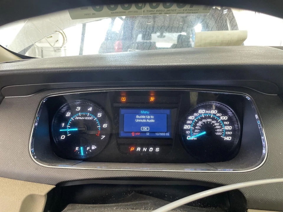 Medidor de velocímetro usado para: Ford Taurus Cluster 2018 MPH ID HG1T-10849-CA grado Foto 1 de 4