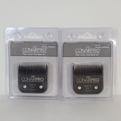 2x Cortapelos de hoja de acero al carbono desmontable para mascotas Conair Pro tamaño 4F 3/8" 9,5 mm Foto 1 de 4