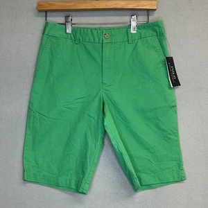 Polo Ralph Lauren Boys Youth Flat Front Bermuda Spring Green Short Size 14 NWT - Picture 1 of 8