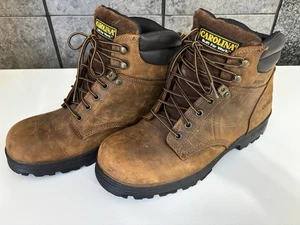Men's Carolina 6" Waterproof Work Boots Not Steel Toe Leather CA3026 Size 11.5D - Picture 1 of 12