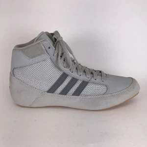 Adidas Men HVC 2 AC7503 Gray Wrestling High Top Shoes Sneakers Size 5.5 - Picture 1 of 12