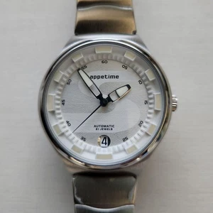 Seiko Appetime Automatic Watch White Dial Used No Customs Fees US - Picture 1 of 8
