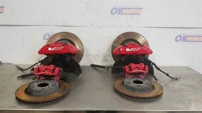 21 2021 CADILLAC CT5 V SPORT OEM FRONT AND REAR BRAKE CALIPER AND ROTOR SET RED — 第 1/4 张图片
