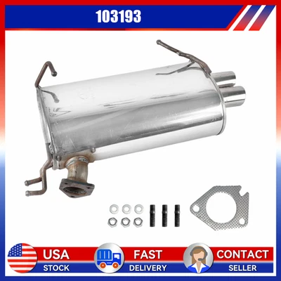 Silenciador trasero de escape de acero inoxidable se adapta a: 2007-2013 Mitsubishi Outlander 3,0 L Foto 1 de 4