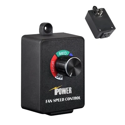 Variable Fan Speed Controller Adjuster Cordless for Booster Exhaust Ventilation - Image 1 of 4