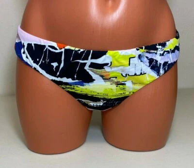 Bikini Lab Para Mujer Hipster Bikini Traje de Baño Parte Inferior Blanco/Noticias Flash Talla Mediana - Foto 1 de 4