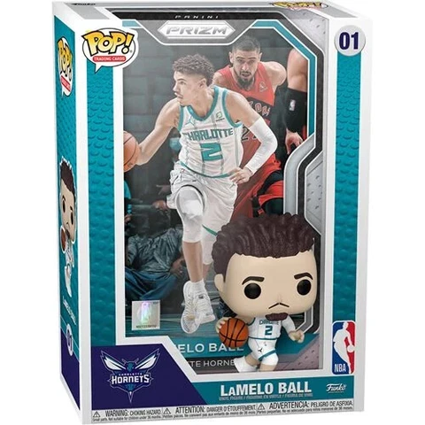 Charlotte Hornets LaMelo Ball #01 Funko Pop! Vinyl Action Figure Trading Card Cover