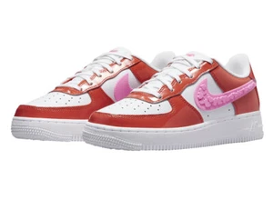 Nike Air Force 1 LV8 GS Picante Red Pink Spell White FD1031-600 Youth Sz 3.5Y-7Y - Picture 1 of 6