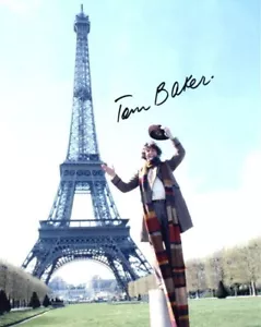 Doctor Who Autograph: TOM BAKER (The Fourth Doctor) Signed Photo - Foto 1 di 1