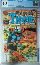 Thor 366 cgc 9.8 Marvel 1986 Thor as Frog awesome  Walt Simonson cover Throg key