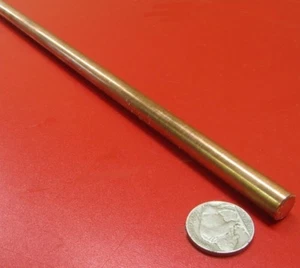 110 Copper Rod 3/8" Dia. x 12" Inch Length - Picture 1 of 3