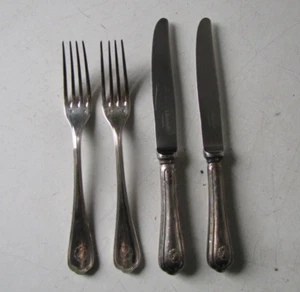 ANTICHE POSATE CHRISTOFLE IN METALLO ARGENTATO  - FRANCIA - Imagen 1 de 10