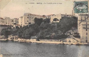 CPA 20 CORSE BASTIA LA CITADELLE PRISE AU LARGE - Picture 1 of 1