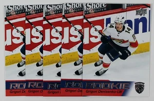 5x - 2021-22 Upper Deck Star Rookie Box Set Card #6 - Grigori Denisenko Panthers - Imagen 1 de 1