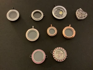 Origami Eule individueller Schmuck Medaillons und Medaillon Sockel - Bild 1 von 7