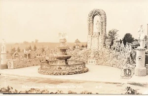 Dickeyville Wisconsin Steingrotte RPPC Postkarte LP66 - Bild 1 von 2