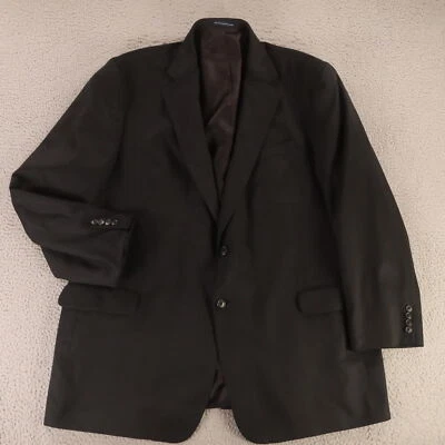 VTG Stafford Jacket 2XL 2XLT Black 100% Wool Worsted Twill Blazer Sport Coat 50L - Image 1 of 4