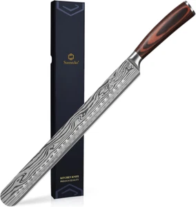 Brisket Slicing Knife 12 inch Carving Knife for Meat Slicing Roasts, Meats Fruit - Picture 1 of 6