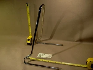 NOS slider adjustable backrest sissybar 18" high 12.5" ctc 5/8" chrome universal - Picture 1 of 4