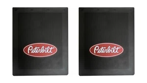 Motors 24" x 30" Heavy Duty 1/4" Thick Rubber Black Semi Truck Mud Flaps-Pair - Picture 1 of 1