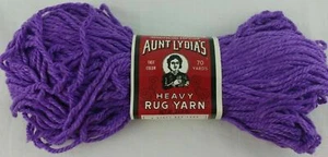 Aunt Lydias Rug Yarn Crochet Knit 55 COLORS 70-180 Yd Skeins Rayon Cotton Vtg - Picture 1 of 105