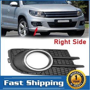Right Side O/S For VW Tiguan 2012-2018 EU Front Bumper Fog Light Grill Cover EU - Picture 1 of 7