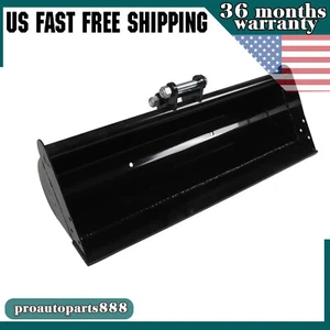 For Mini Excavator 1ton-1.5ton With Pins Plain Bucket Attachment 1000mm USA - Picture 1 of 8