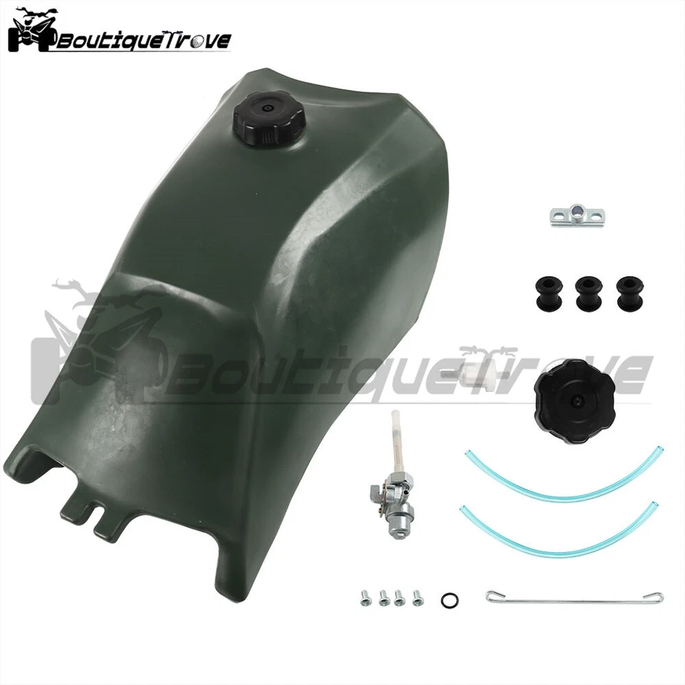 Tanque de combustible de gasolina de plástico verde 1993-2000 para Honda Fourtrax TRX300 TRX 300 Foto 1 de 4